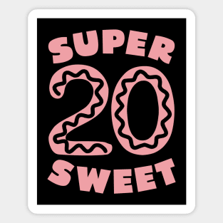 Super Sweet 20 Donut Magnet